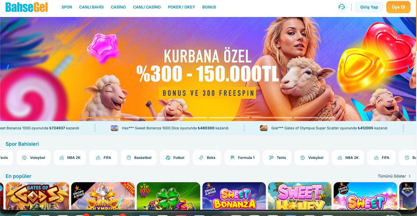 Bahsegel ana sayfa: spor bahisleri, casino ve güncel bonuslar